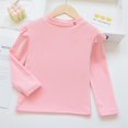 thumbnail image 1 of RXIRUCGD Chemise Imprimée à Manches Longues pour Fille avec Col Rond et Base Décontractée en Dessous (Rose, Taille:1 Ans), 1 of 3