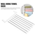 thumbnail image 2 of Shisuyan Bathroom Organization Towel Rack Silver 1 Set 10.8X8.3X2 In, 2 of 8
