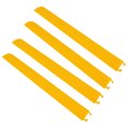 thumbnail image 1 of Pyle 40" Cable Wire Protector Cover Ramp for Floor Cord Safety, Yellow (4 Pack), 1 of 3