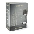 thumbnail image 3 of Thyme & Table 13.5oz Ribbed Wine Glass, Smoke, 2 Pack, 3 of 6