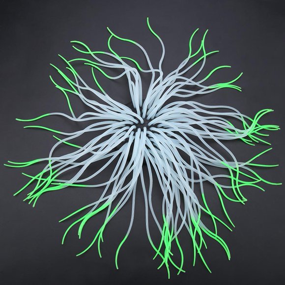 Sonew Simulation Artificial Silicone Sea Anemone Coral Ornament for Aquarium Fish Tank Decor, Simulation Anemone, Artificial Anemone