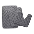 thumbnail image 1 of Mainstays Memory Foam Bath Mat Set Grey, 1 of 5