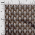 thumbnail image 1 of oneOone Cotton Poplin Fabric Damask Ikat Print Sewing Fabric BTY 42 Inch Wide, 1 of 4