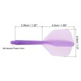 thumbnail image 2 of Unique Bargains Vols à Fléchettes Intégrés, Ensemble de 9 Fléchettes Durables, Violet, 2 of 5