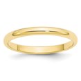 thumbnail image 1 of 10KY 2.5mm Half Round Band Size 5.5 Size 5.5, 1 of 3