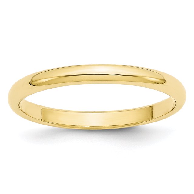 10KY 2.5mm Half Round Band Size 5.5 Size 5.5