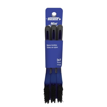 Pintar Manufacturing Corp. 3 Piece Nylon Detail Cleaning Brush Set