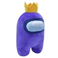 thumbnail image 2 of Among Us 6" Plush - Purple with Crown, 2 of 4