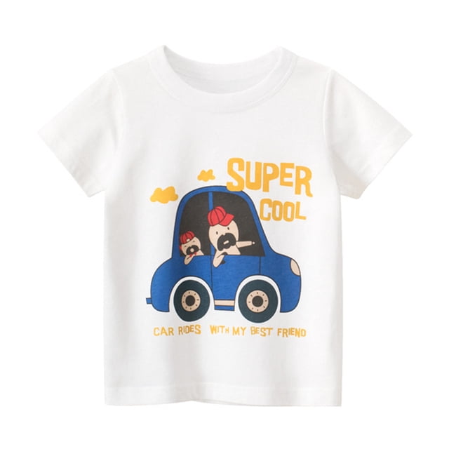 PMVFHDE T-Shirt Camouflage à Manches Courtes pour Garçons et Filles avec Imprimé Graphique, Col Rond, Haut Décontracté pour Enfants Design Unisexe, Séchage Rapide, Blanc, 4 Ans