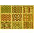 thumbnail image 1 of Ahgly Tapis Rectangulaire Lavable en Machine Intérieur Transitionnel Bisque Brun Foncé, 2 Pieds x 4 Pieds, 1 of 7