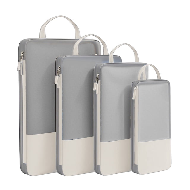 Packing Cubes for Travel 4-Piece Travel Compression Package Cube Set Space Saving Luggage Manager Mesh Bag Easy Travel Packagingcompression Packing Cubes