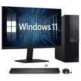 thumbnail image 1 of Dell OptiPlex 3070 SFF Windows 11 Pro Desktop Computer - Intel Hexa Core I5-8500 CPU Up to 4.10GHz | 8GB DDR4 RAM | 256GB NVMe SSD | 24 inch FHD Monitor HDMI (Refurbished), 1 of 3
