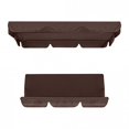 thumbnail image 3 of XZNGL Ensemble de Housses pour Auvent de Balançoire de Patio Housse Supérieure de Remplacement de Balançoire + Housse de Coussin de Balançoire, 3 of 8