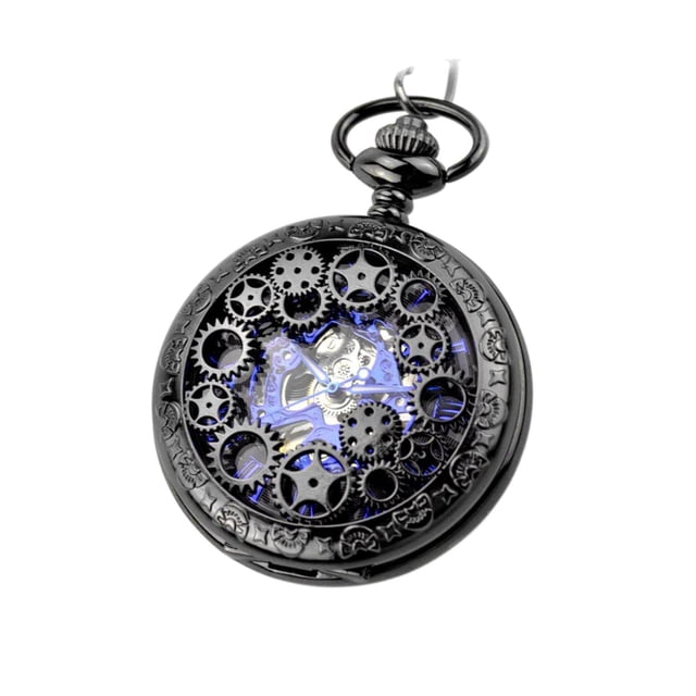 Steampunk Hands Scale Mechanical Skeleton Steampunk Skeleton Pocket Pocket Watch Holiday Birthday Gift