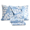 thumbnail image 2 of Hitime Ensemble de Draps 3 Pcs à Poches Profondes pour Lit Simple s'Adapte à 14 Pouces, Microfibre Respirante Ultra Douce Ensemble de Draps Format Simple, Style Hôtel de Luxe Déco Maison Ensemble de Draps pour Lit Simple, Cadeau pour Femmes, Hommes, 2 of 8