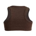 thumbnail image 5 of Crop Tops for Women Casual Solid Color  Neck Slim-Fit Sleeveless Tank Tops, 5 of 5