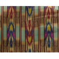 thumbnail image 4 of oneOone Tissu Georgette Viscose Rayé Ikat Imprimé au Mètre 42 Pouces de Large, 4 of 4