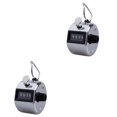 thumbnail image 1 of HLONK 2 Pcs Clicker Métallique Robuste 4 Chiffres à Main Compteur Enregistreur, 1 of 6