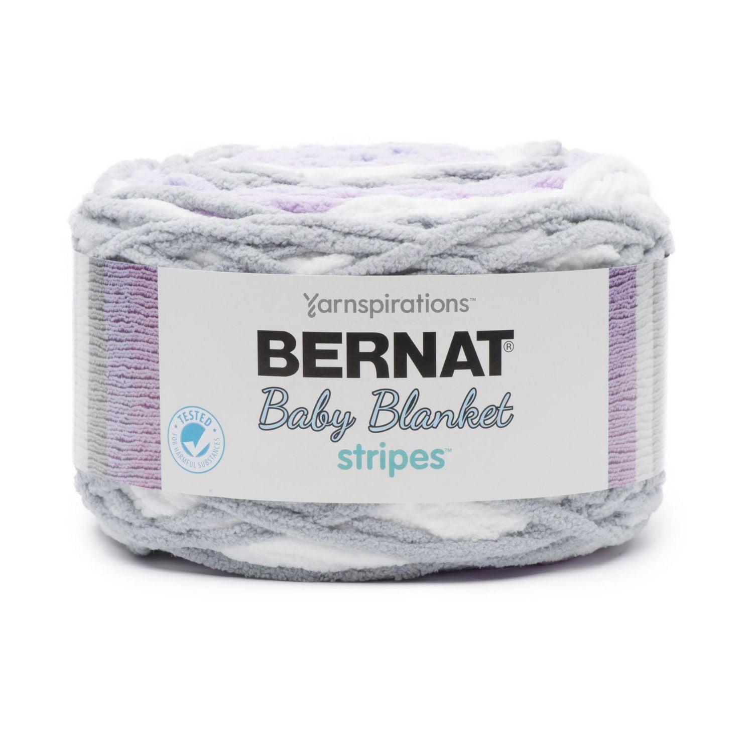 Bernat® Baby Blanket Stripes™ Yarn, Polyester #6 Super Bulky, 10.5oz/300g, 220 Yards