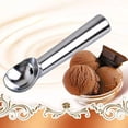 thumbnail image 1 of BAOPAI Heavy Duty Ice Cream Scoop with Sturdy Stainless Steel Construction for Good Scooping of Ice Cream Sorbet Fruit Melon and More Dishwasher Safe and Easy to Use, 1 of 6