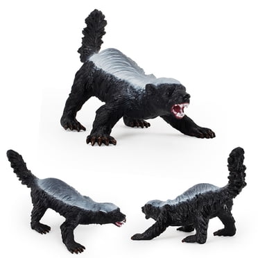 Agiferg Honey Badgers Jouets Animaux Figurines Décoration Maison Préscolaire Éducatif