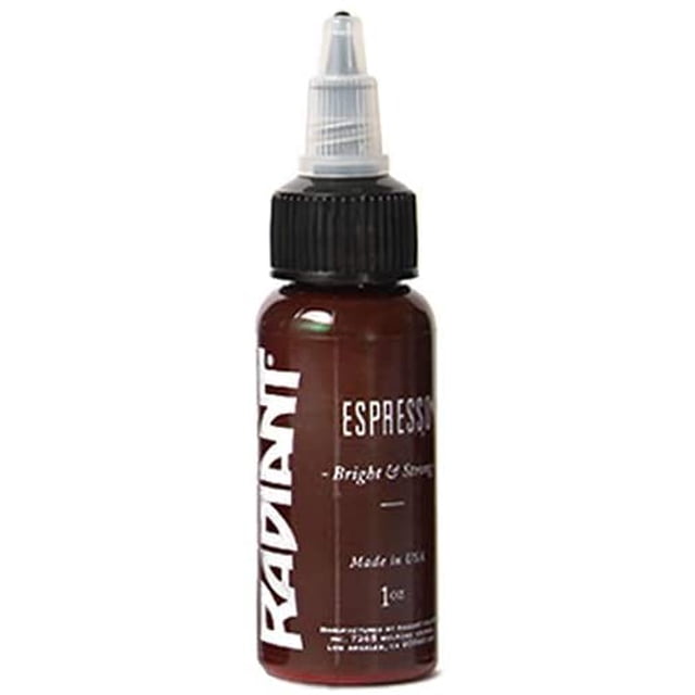 Radiant Colors Encre à Tatouage - ESPRESSO 1 Oz