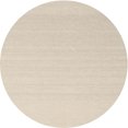thumbnail image 1 of Ahgly Company Tapis d'Intérieur Rond Désert Contemporain Beige Zone Solide, 3' Rond, 1 of 6