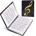 thumbnail image 4 of 60-Page Sheet Music Folder, Writable & Detachable A4/Letter Size Choir Music Holder for Practice & Performance (Purple), 4 of 9
