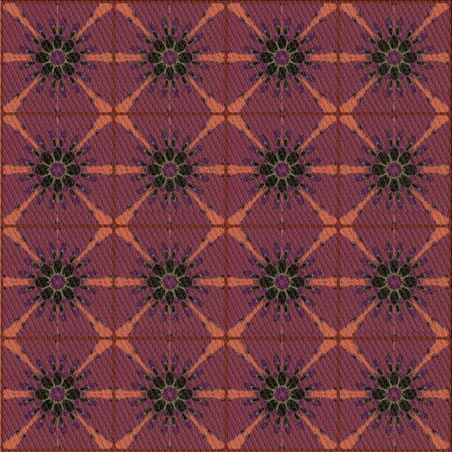 Ahgly Company Tapis d'Intérieur Lavable à la Machine, Carré, Transitionnel, Rouge Bourgogne, Tapis de Zone, 4 Pieds Carré