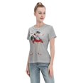 thumbnail image 4 of Women's Basic Short Sleeve T-Shirt Sailor Moon Rei Hono, 4 of 6