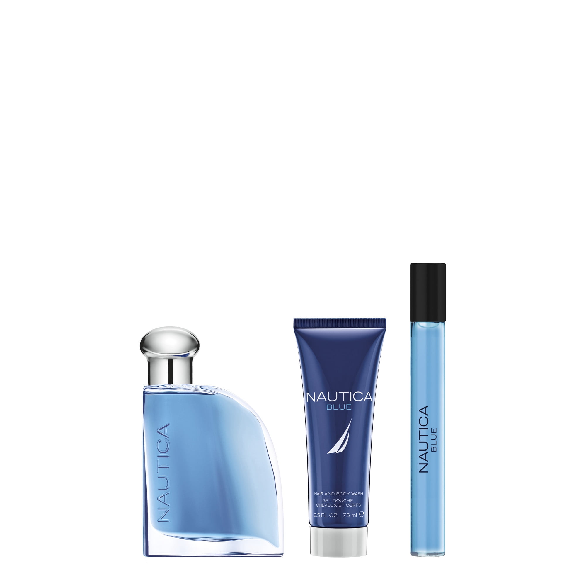 Coffret cadeau trio Eau de Toilette pour homme Nautica Blue