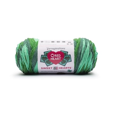 Red Heart® AIO Sweet Hearts™ #4 Worsted (Medium) Acrylic Yarn, Chemistry 8.8oz/250g 440 Yards