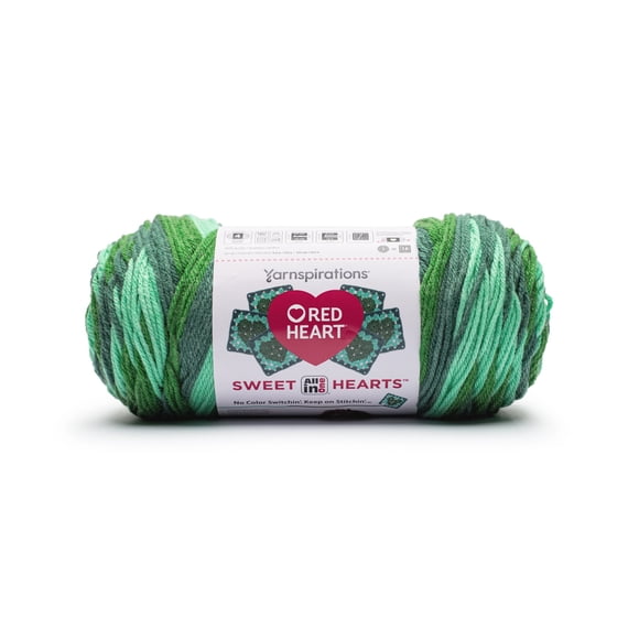 Red Heart® AIO Sweet Hearts™ n° 4 Worsted (Moyen) Acrylique, Chemistry 250 g / 440 m