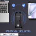 thumbnail image 4 of Souris Sans Fil Rechargeable Bluetooth pour MacBook pro MacBook Air Ordinateur Portable Mac Chromebook Windows Notebook MacBook HP PC DELL, 4 of 10