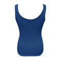 thumbnail image 5 of Lot de 2 (Bleu 1 Pcs et Noir 1 Pcs) Multipack Haut Femmes Femmes Col en V Floral Haut de Compression Hommes Imprimé Sans Manches Décontracté Dos Nu 4X Hauts Femmes Camisole en Dentelle, 5 of 5