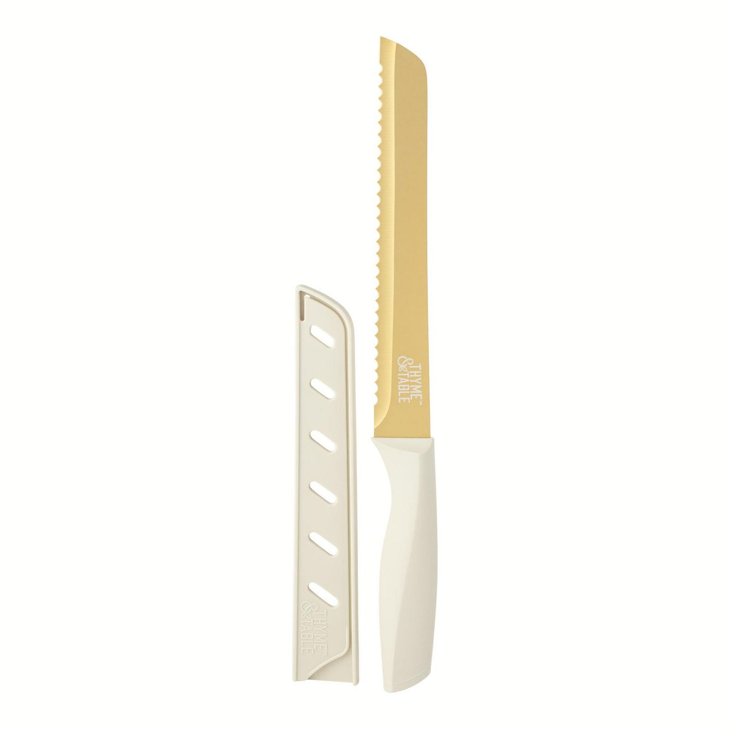 Thyme & Table Essential Edition 20-Piece Cutlery Knife Set, Taupe