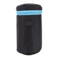 thumbnail image 1 of Camera Lens Bag, Portable Camera Lens Case Camera Lens Pouch with Metal Buckle for DSLR Camera, 1 of 7