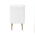 thumbnail image 4 of Lillianne Lacquer Finish 2 Drawer Side Table, Nightstand, 4 of 8