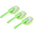 thumbnail image 1 of Unique Bargains Microfiber Chenille Duster Washable Cleaning Brush Dusting Tool Green, 3 Count, 1 of 5