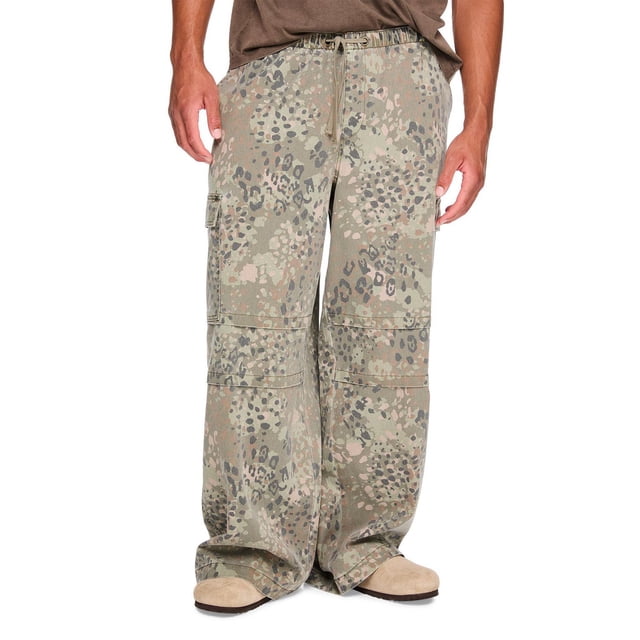 No Boundaries Men's Pull-On Baggy Cargo Pant