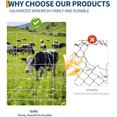thumbnail image 3 of Bingirl 5ft x 164ft Durable Rust - Resistant Chain Link Fence for Yard Protection, Livestock, Poultry, or Ranch, 3 of 7
