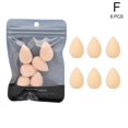 thumbnail image 1 of 6Pcs Mini Sponge Beauty Set Gourd Water Drop Makeup Cosmetic Powder Egg ж] ν| κф L7L1, 1 of 8