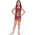 thumbnail image 1 of HARRY POTTER Gryffindor House Crest Cotton Tank Short Pajama 2pc Set, Gryffindor, 12, 1 of 2