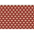 thumbnail image 1 of Ahgly Company Machine Washable Indoor Rectangle Transitional Sunrise Orange Area Rugs, 5' x 7', 1 of 7