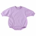 thumbnail image 2 of Birdeem Autumn Spring Baby Girls Boys Cute Romper Long Sleeve Button Sweatshirt Jumpsuits, 2 of 12