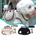 thumbnail image 1 of Dog Carriers for Small Dogs, Pet Carrier for Dogs, Dog Carrier Sling, Dog Sling, Outdoor Portable Breathable Bag Leash Backpack Carryable Slanting Outdoor Bag Pet, 1 of 5