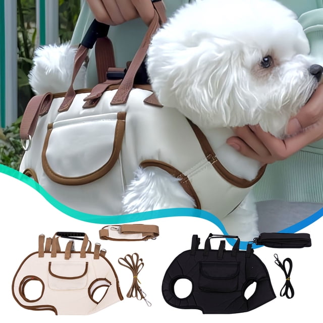 Dog Carriers for Small Dogs, Pet Carrier for Dogs, Dog Carrier Sling, Dog Sling, Outdoor Portable Breathable Bag Leash Backpack Carryable Slanting Outdoor Bag Pet