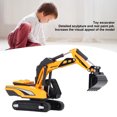 thumbnail image 3 of Metal Excavator Toy, 1:87 Scale Construction Vehicle Digger Toy Fine Craftsmanship Alloy Compact 360 Degrees Rotation  For Displaying, 3 of 8