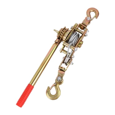 GUOOL Cord Tightener Multipurpose Ratchet Pulley for Farm Fence Truck Construction 1 Ton