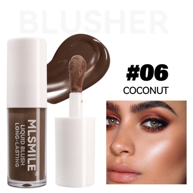 Summer Savings Xihbxyly Liquid Blush For Lips And Cheeks Fine Shim Highlight Contours Moisturizing Color Developing Rouge Blush 4.5ml for Indoor/Outdoor